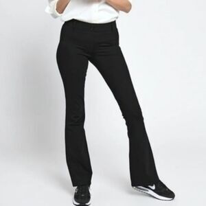 Betabrand Classic Dress Pant Yoga Pant Bootcut Black